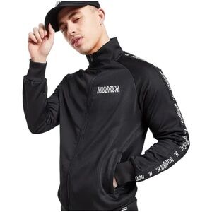 Hoodrich Tape Poly Track Top - Black size L new with tags
